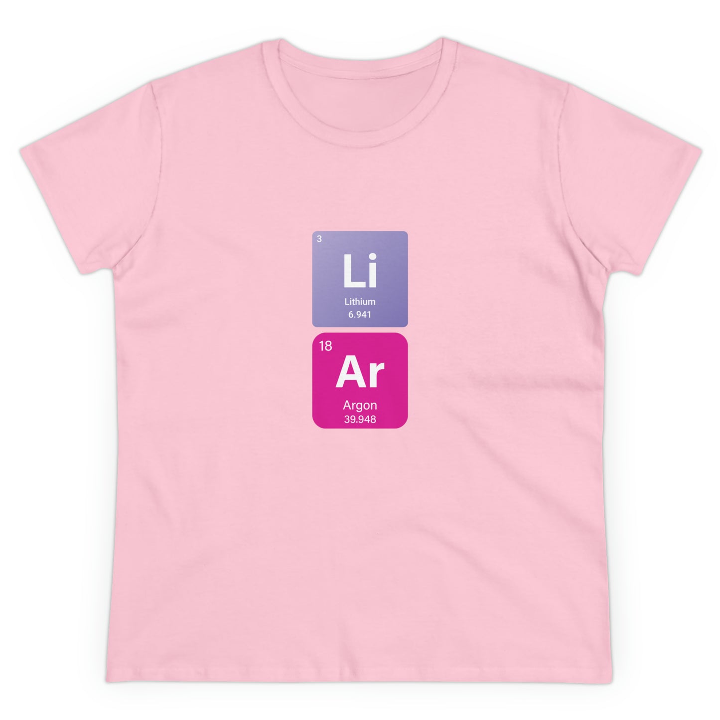 True Liar Bold Chemistry Women's Midweight Cotton Tshirt