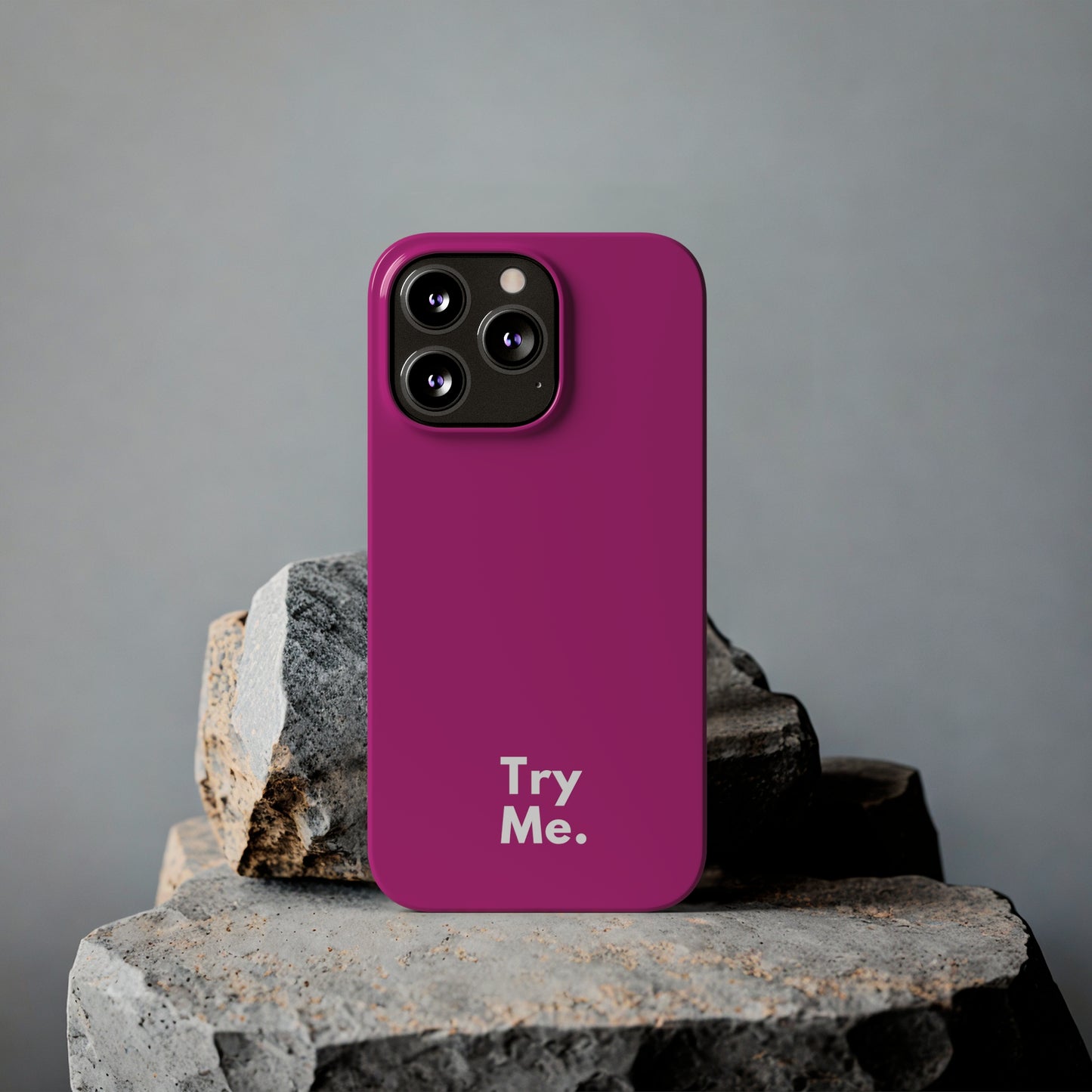 Try Me Slim iPhone Case