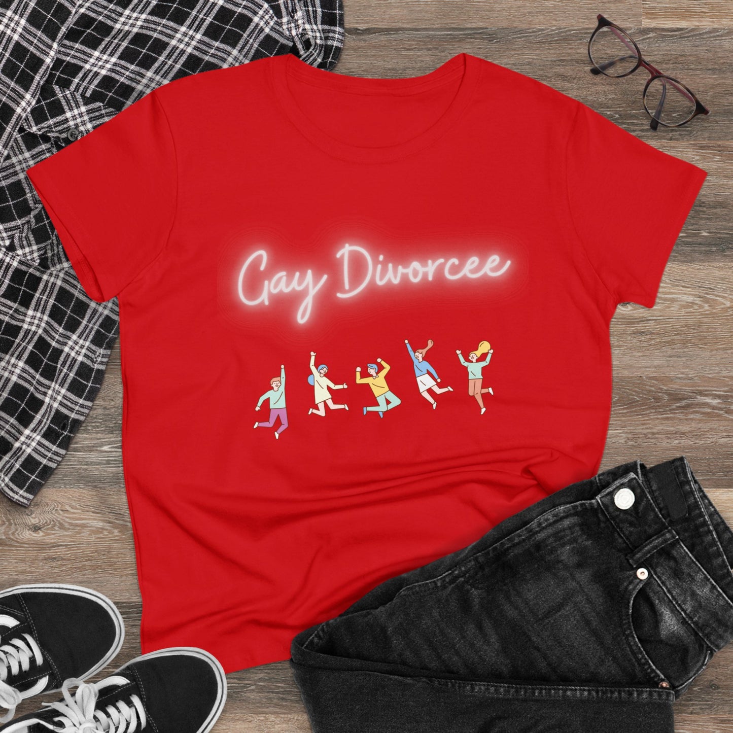 The Gay Divorcee Women's Midweight Cotton Tshirt