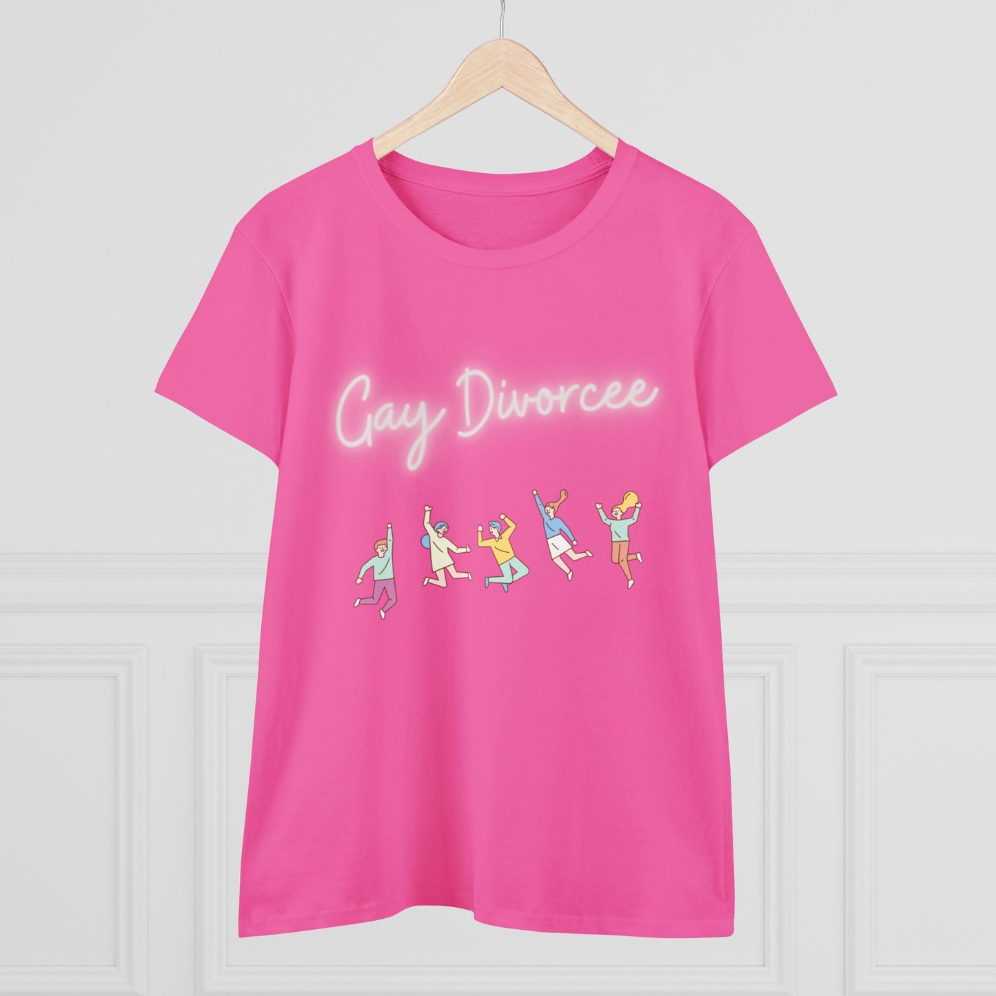 The Gay Divorcee Women's Midweight Cotton Tshirt