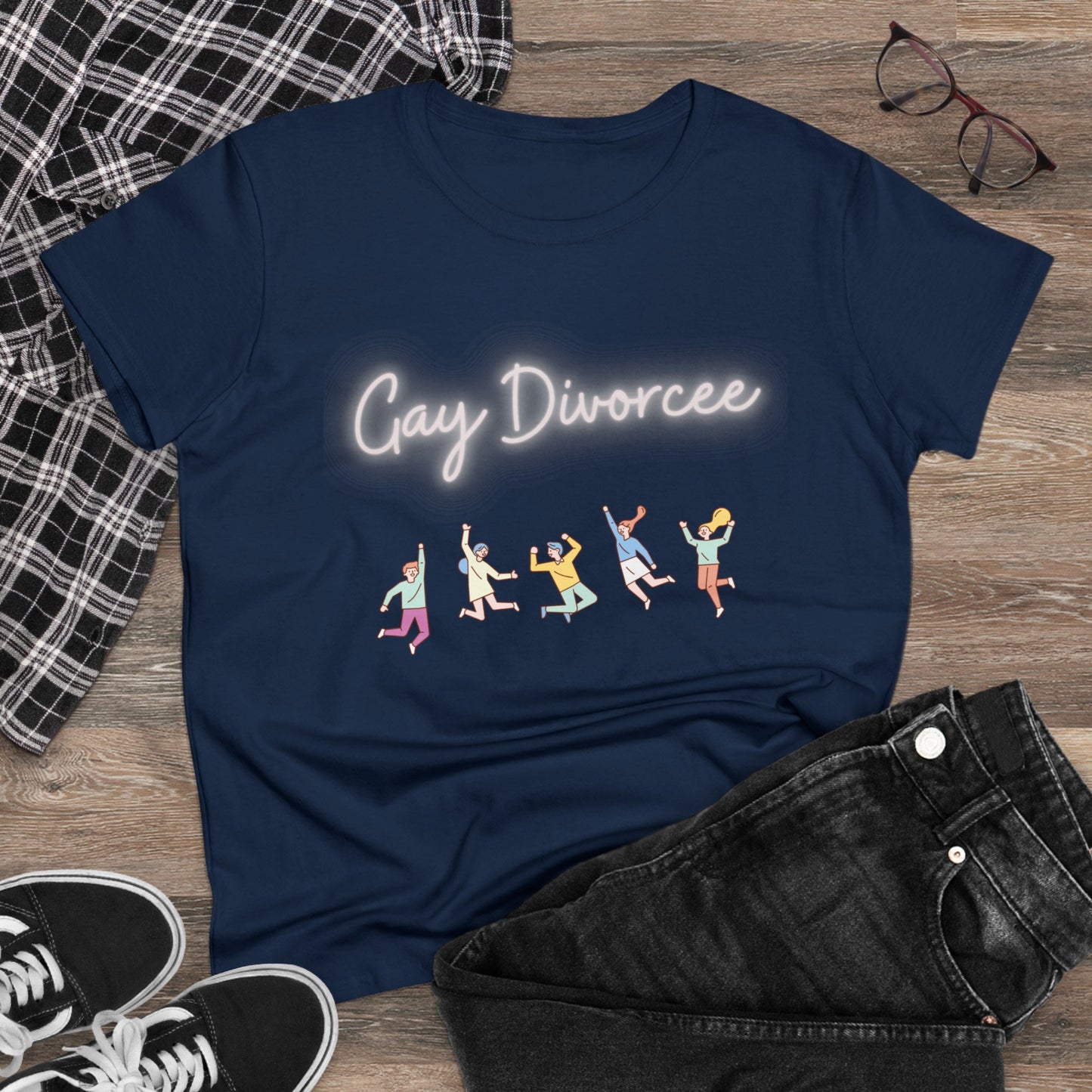 The Gay Divorcee Women's Midweight Cotton Tshirt