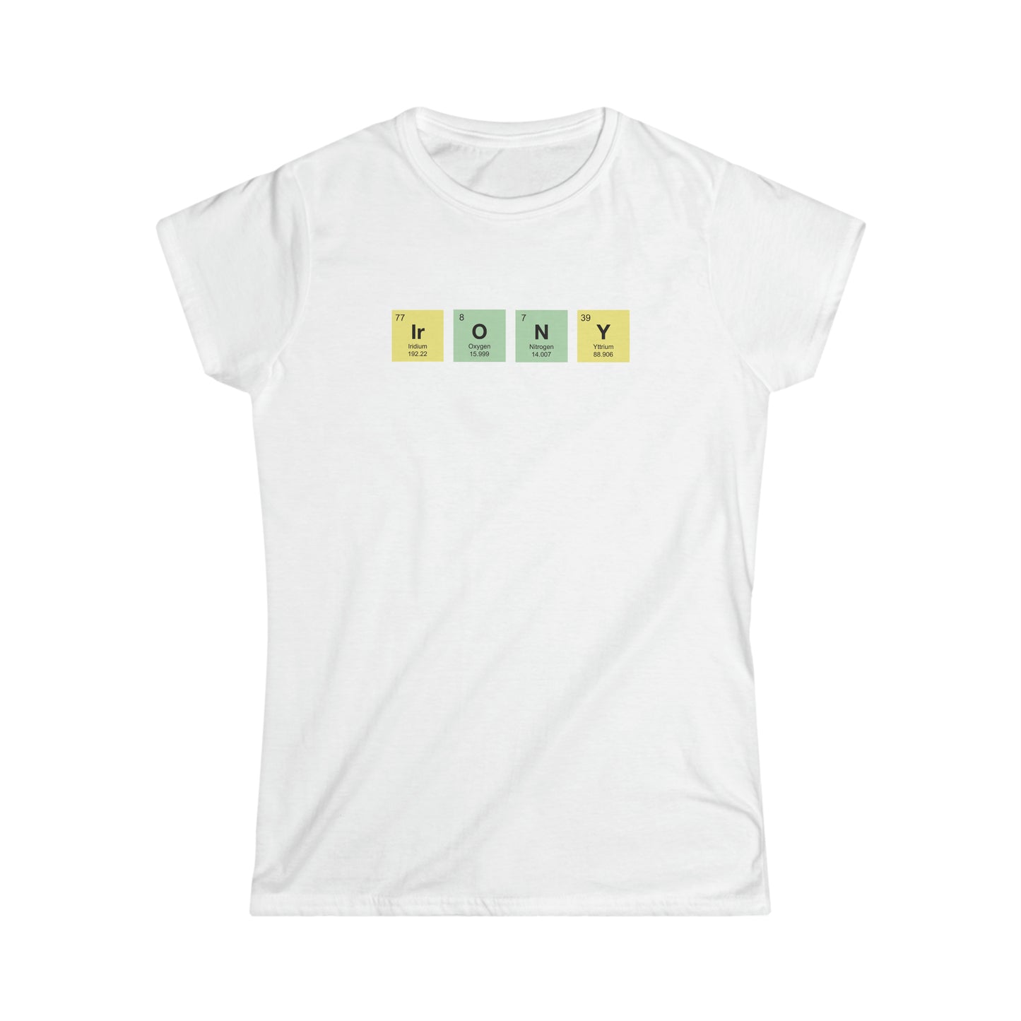 Irony Chemistry Women's Softstyle Tshirt