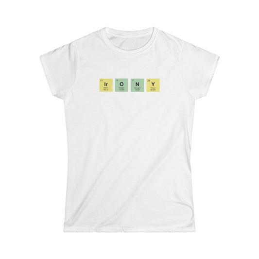 Irony Chemistry Women's Softstyle Tshirt