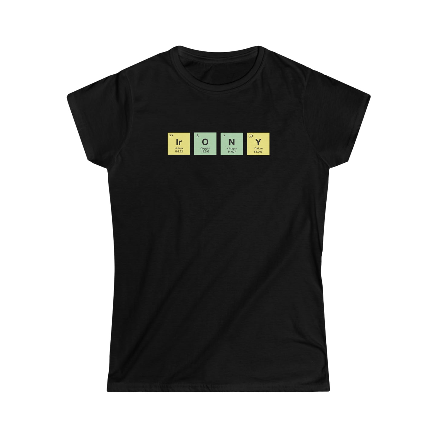 Irony Chemistry Women's Softstyle Tshirt