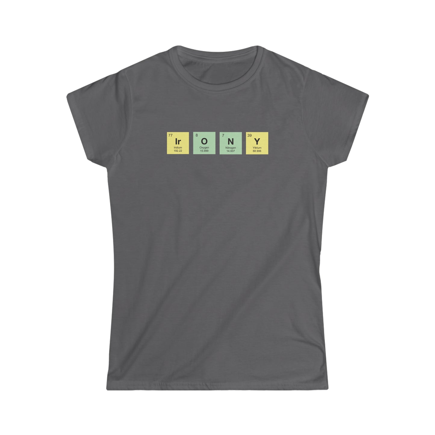 Irony Chemistry Women's Softstyle Tshirt