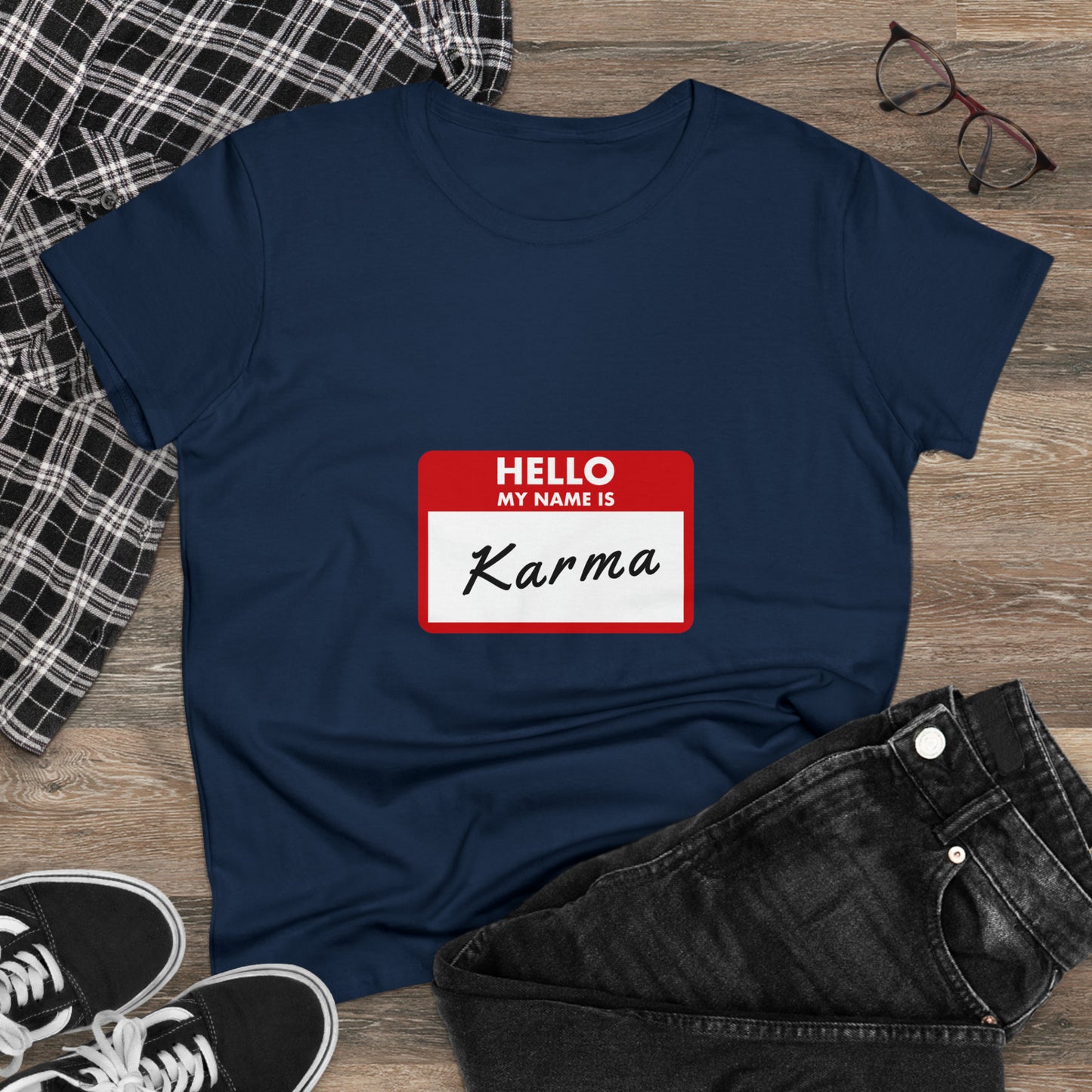 Karma Women's Midweight Cotton Tshirt