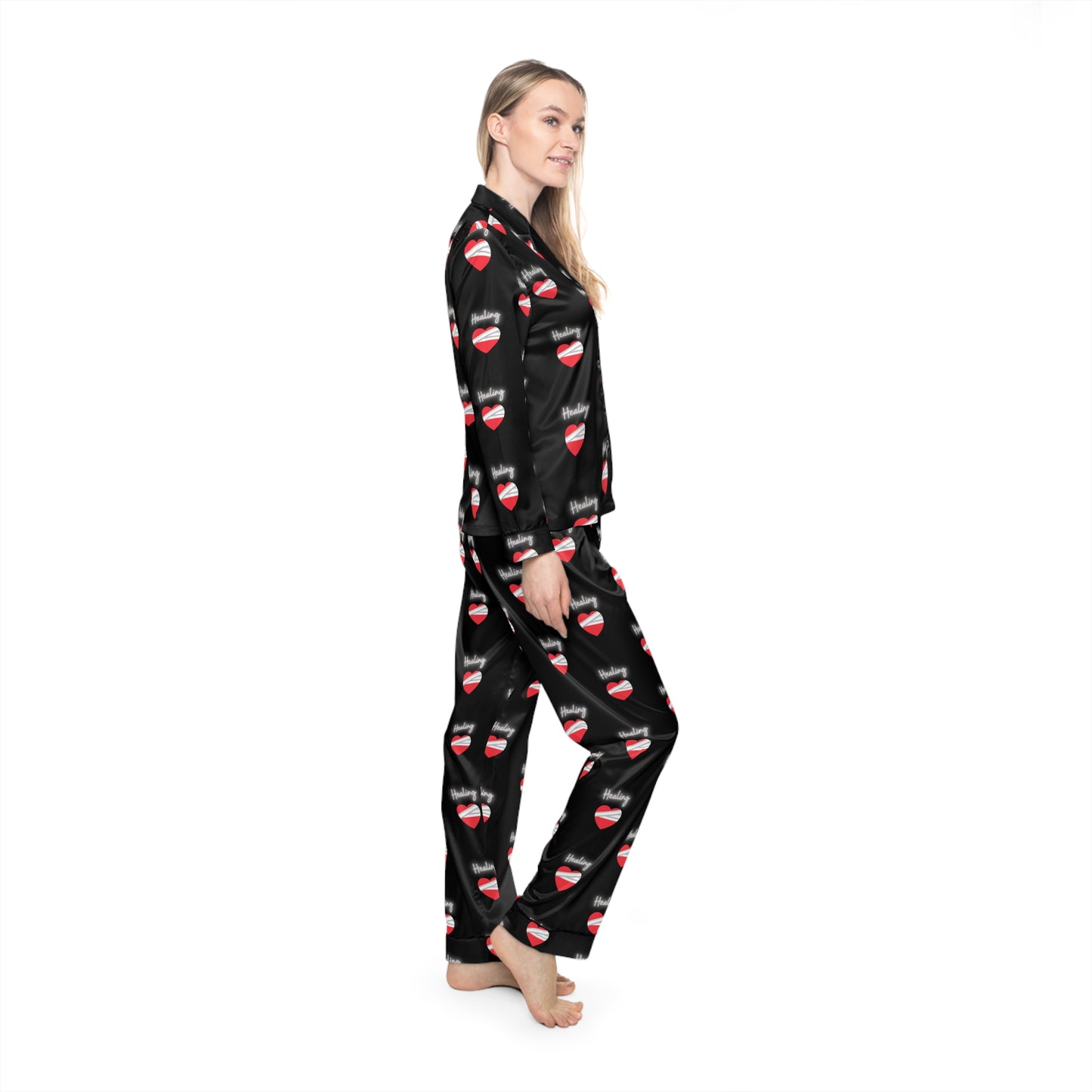 Healing Women's Satin Pajamas