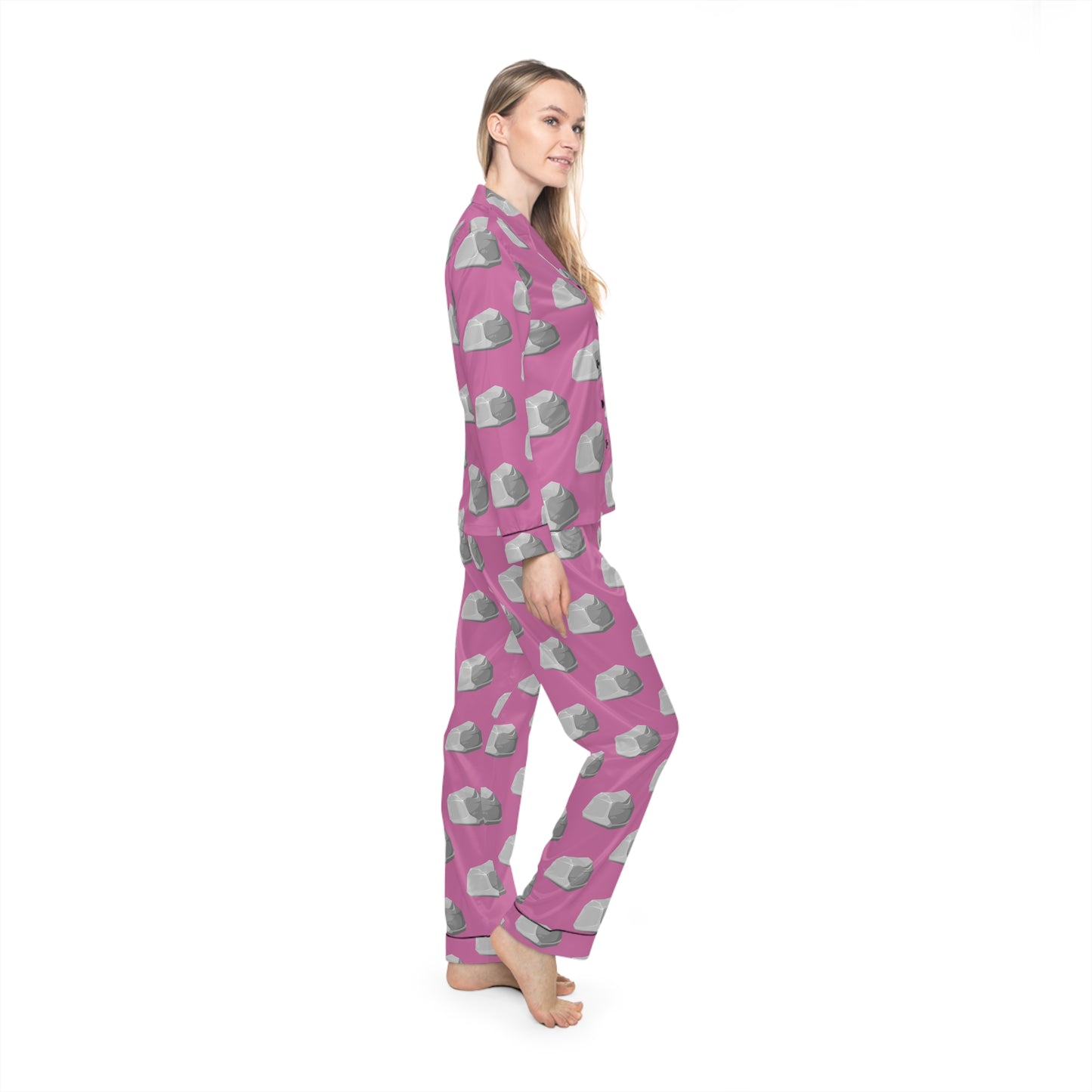 Gray Rock Women's Satin Pajamas