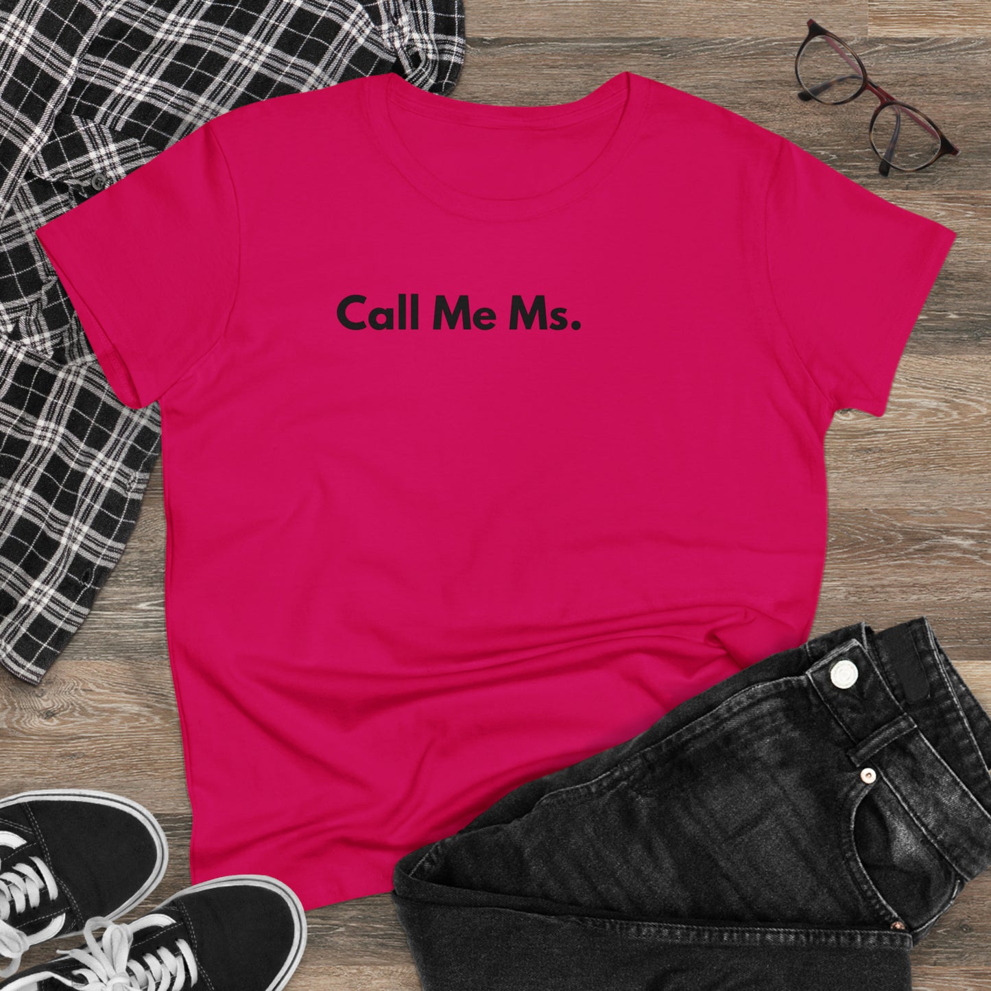 Divorce Party Call Me Ms. Women's Midweight Cotton Tshirt