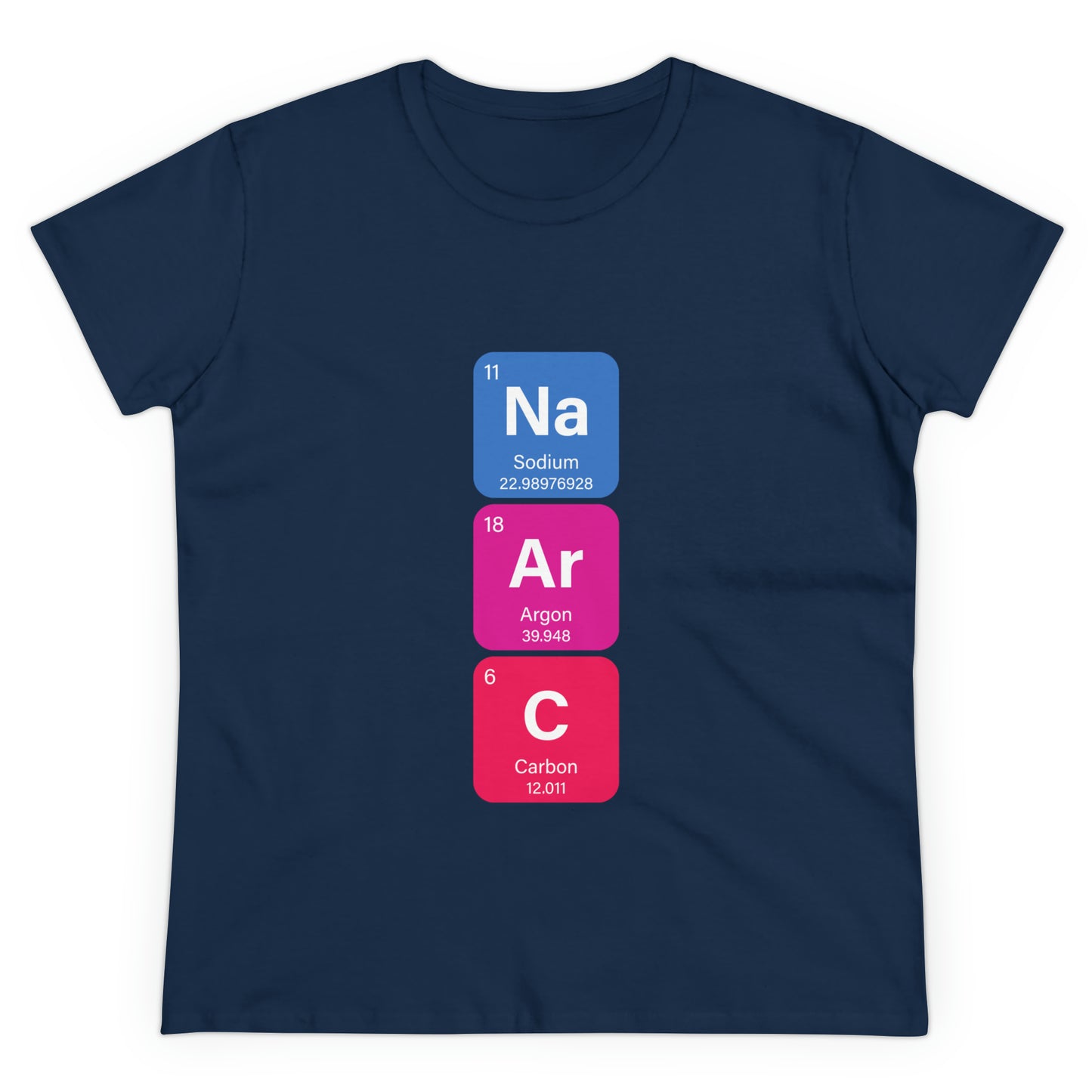 Narcissist Bold Chemistry Women's Midweight Cotton Tshirt