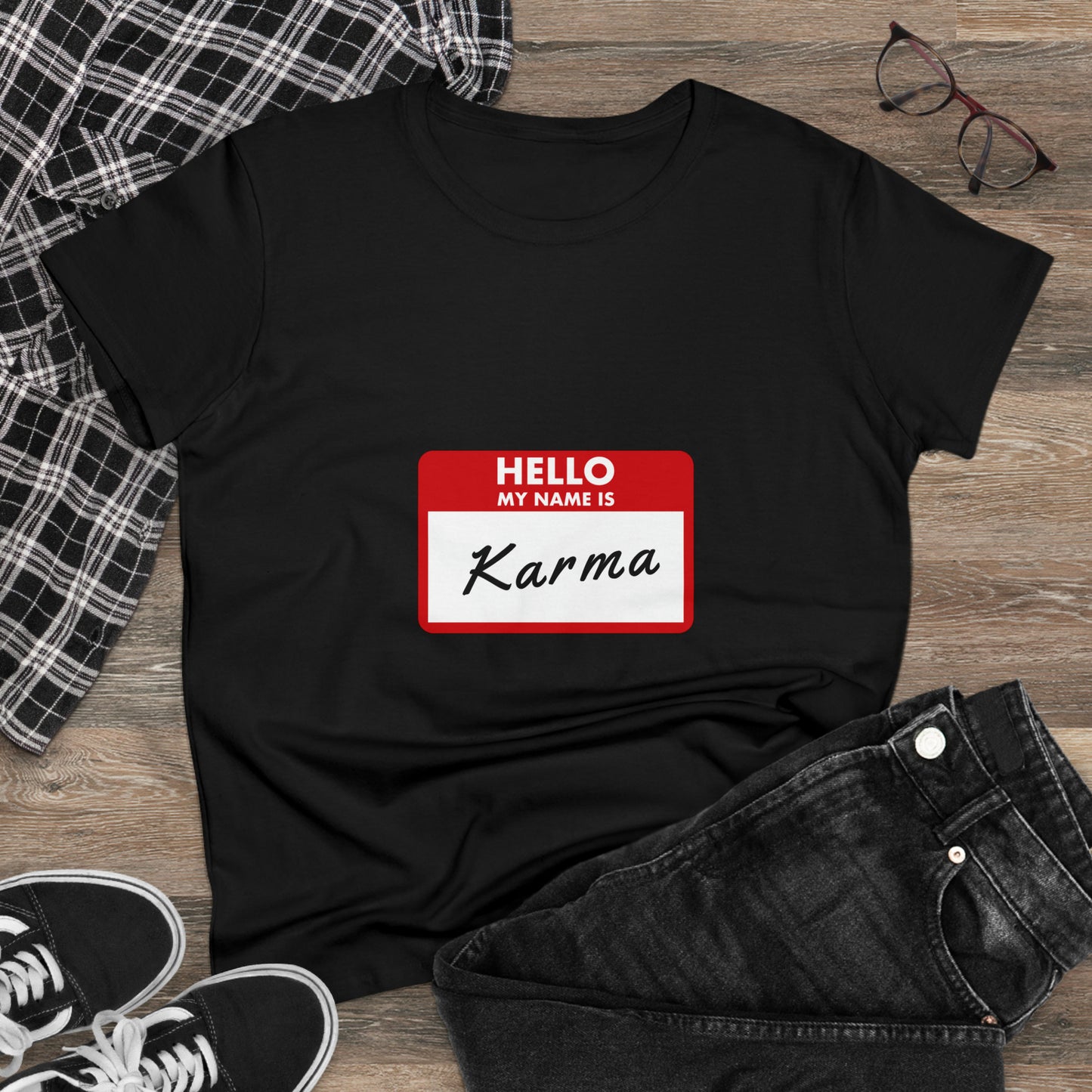 Karma Women's Midweight Cotton Tshirt