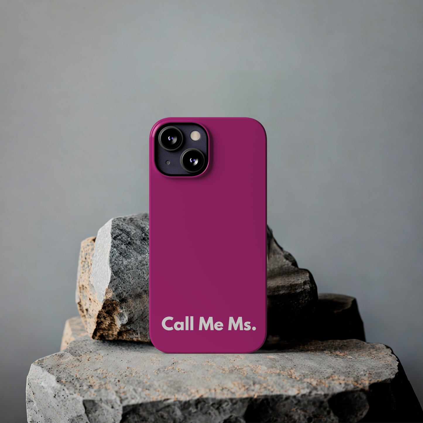 Call Me Ms. Slim iPhone Case