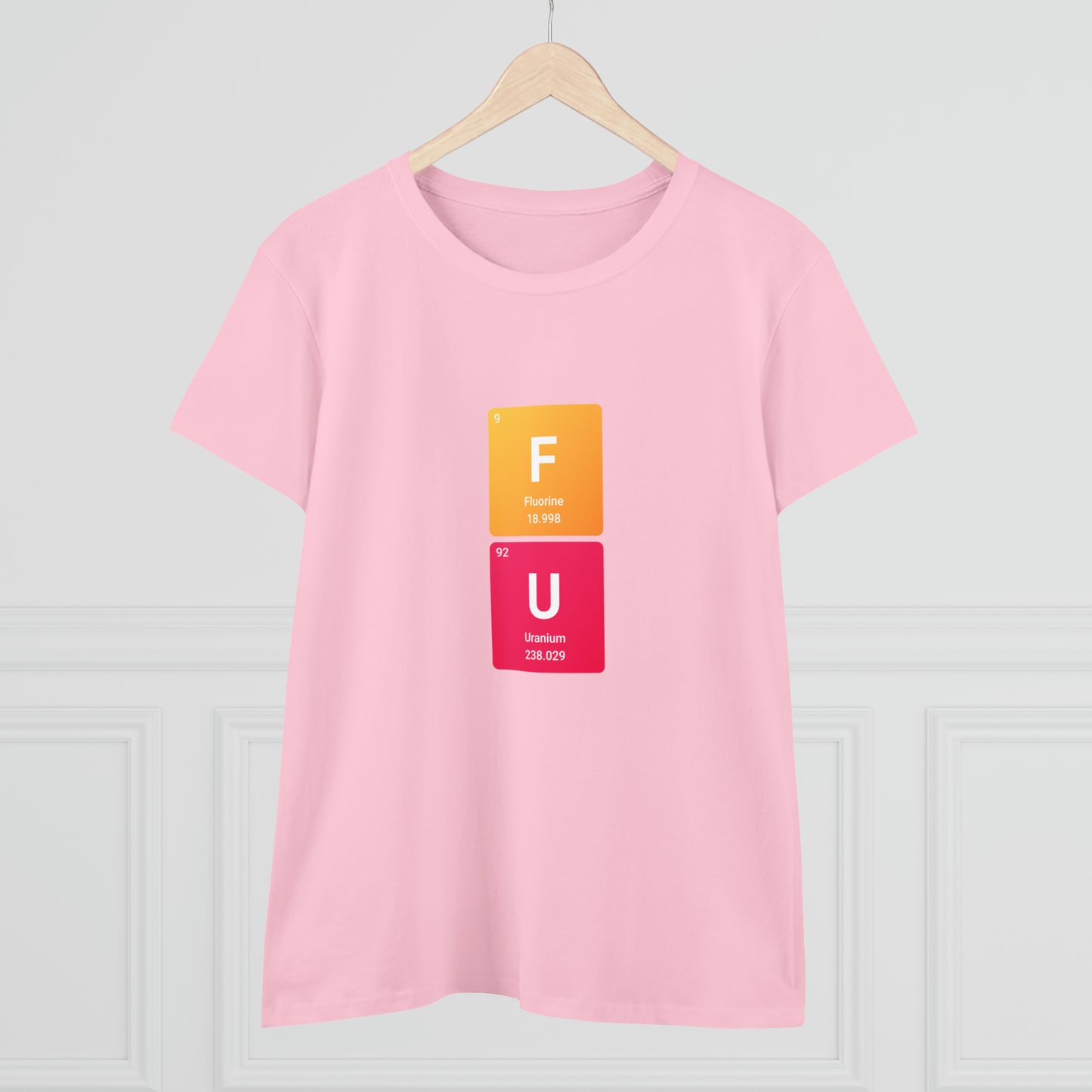 FU Bold Chemistry Women's Midweight Cotton Tshirt