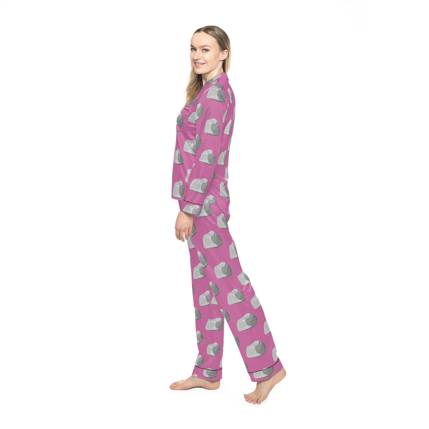 Gray Rock Women's Satin Pajamas