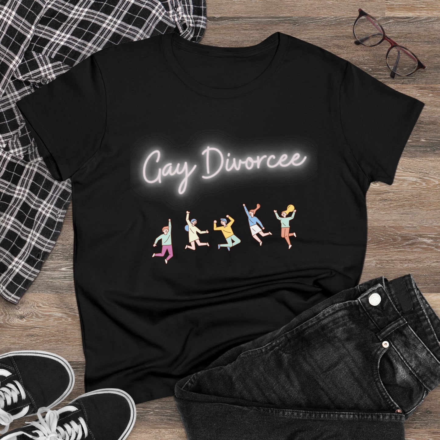 The Gay Divorcee Women's Midweight Cotton Tshirt