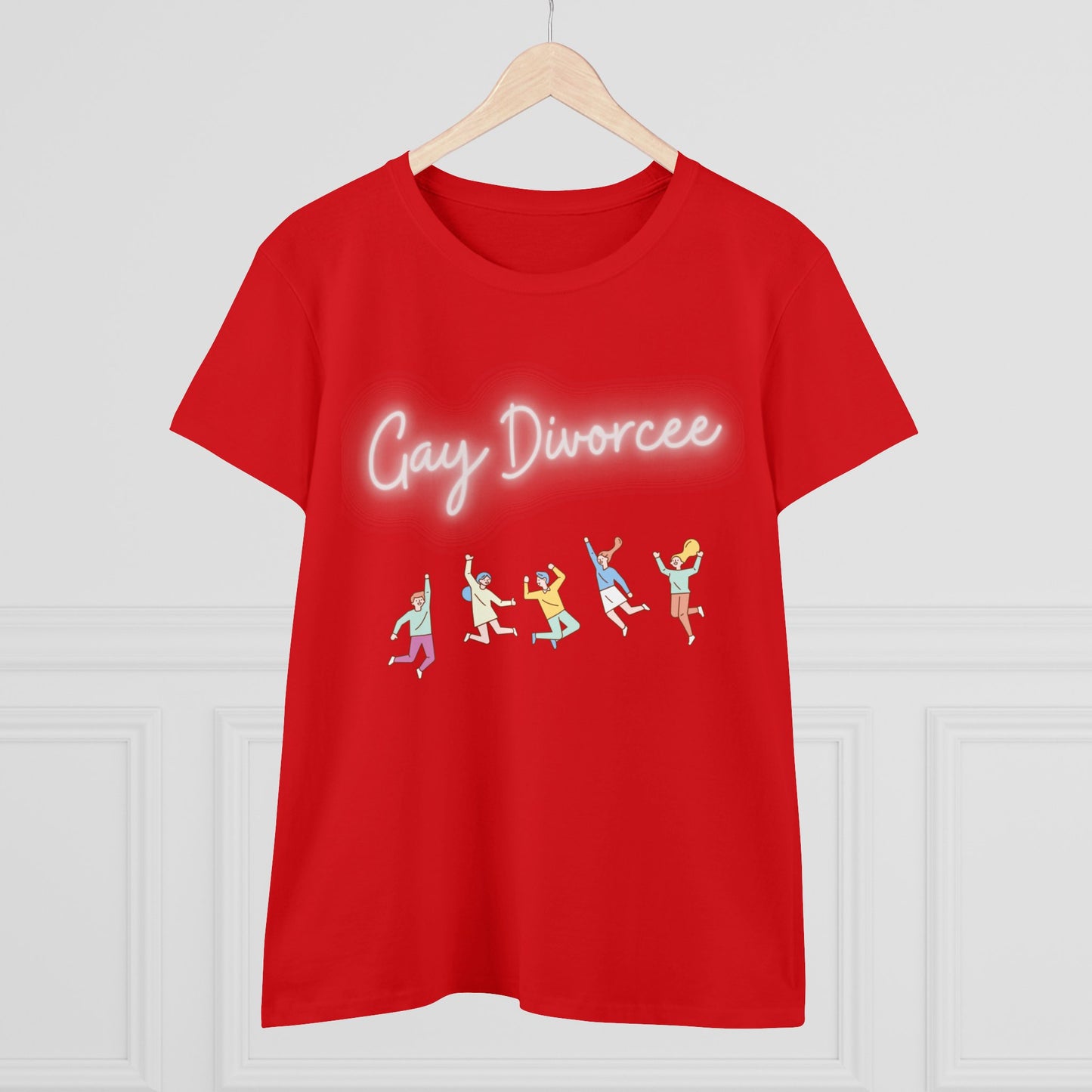 The Gay Divorcee Women's Midweight Cotton Tshirt