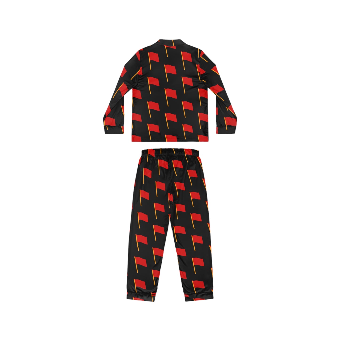 Red Flag Women's Satin Pajamas