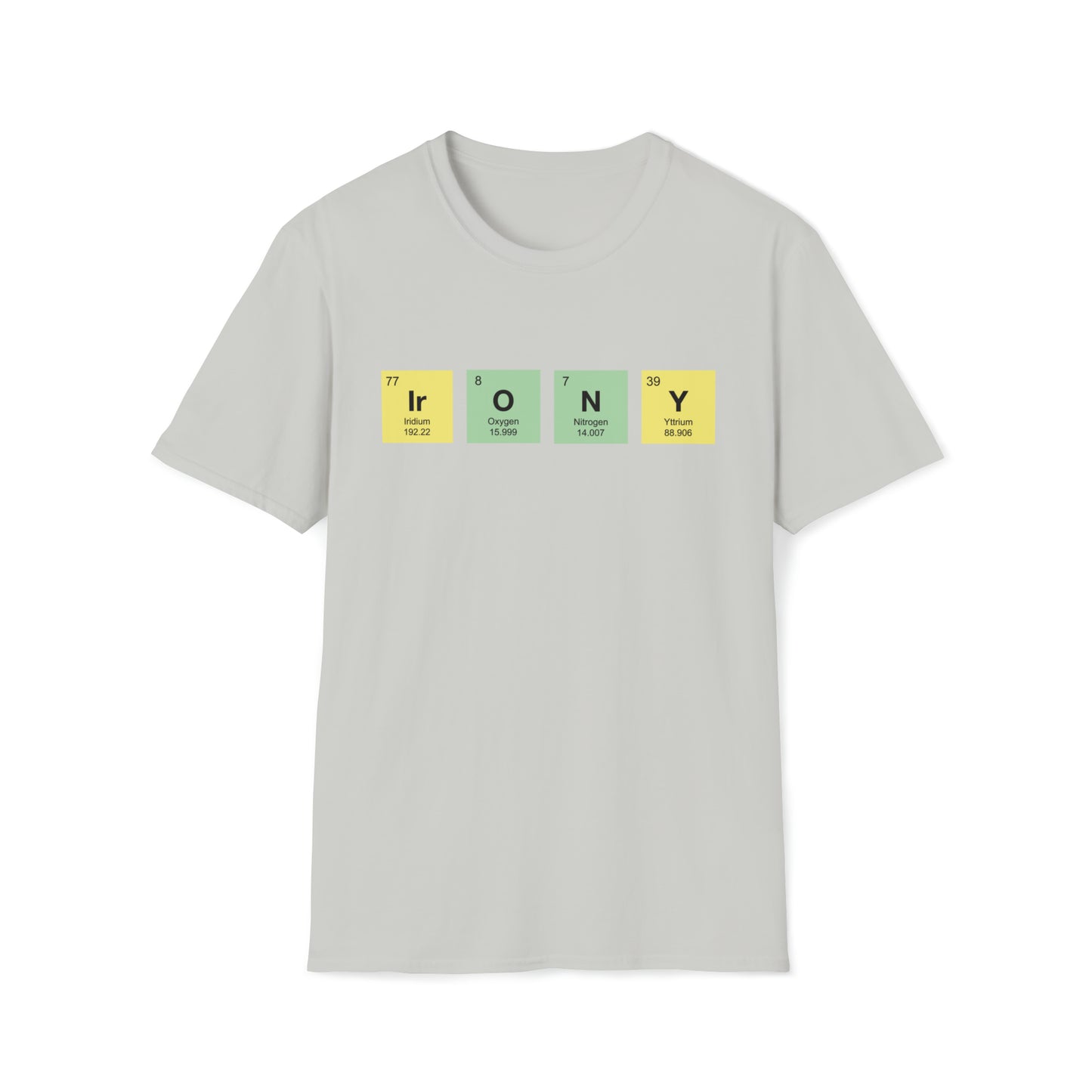 Irony Chemistry Adult Softstyle Tshirt