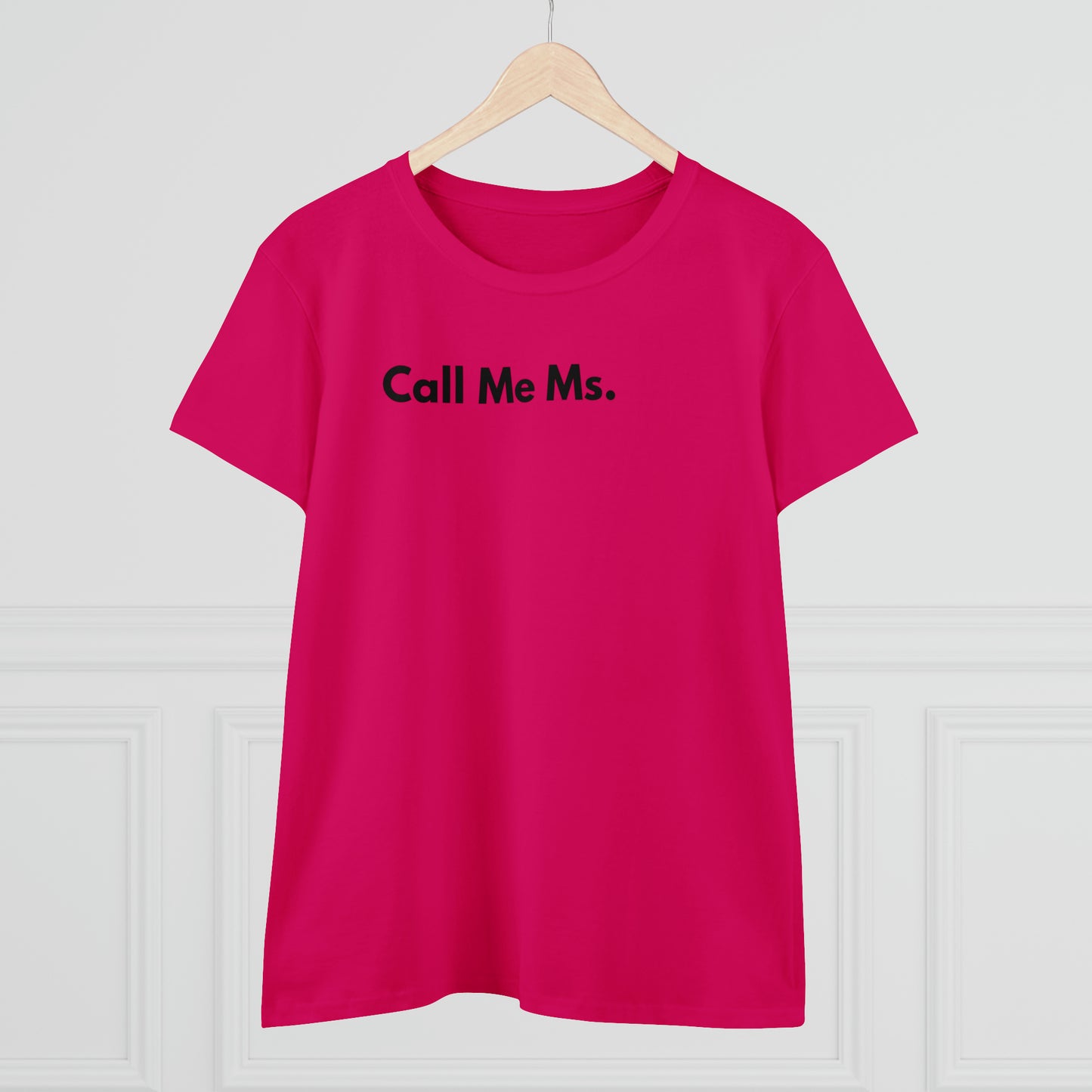 Divorce Party Call Me Ms. Women's Midweight Cotton Tshirt