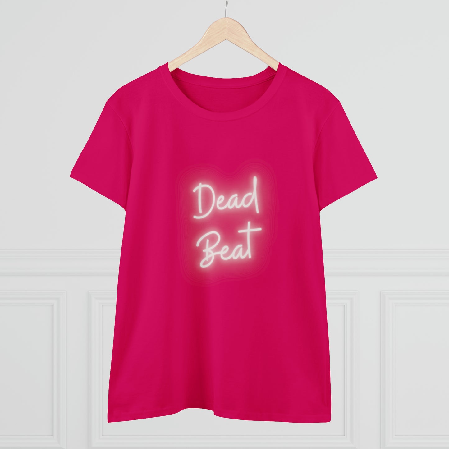 Dead Beat Women's Midweight Cotton Tshirt