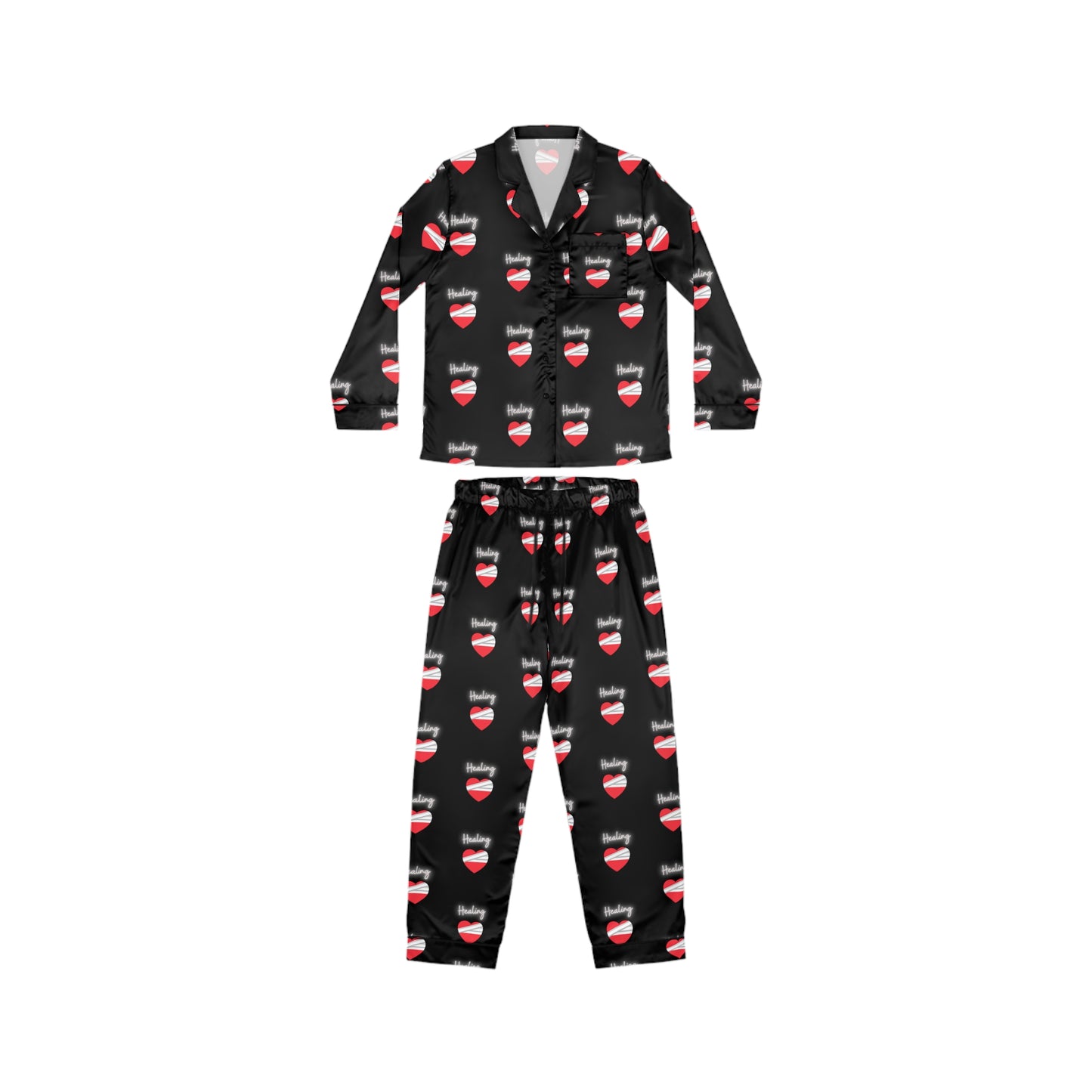 Healing Women's Satin Pajamas