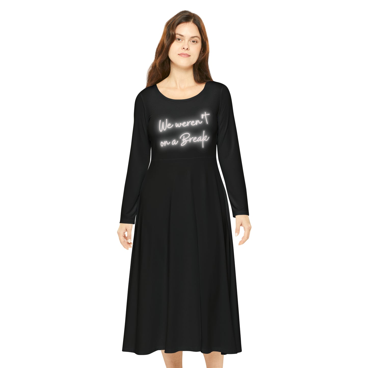 We Weren't On A Break 'Handover' Women's Long Sleeve Lounge Dress