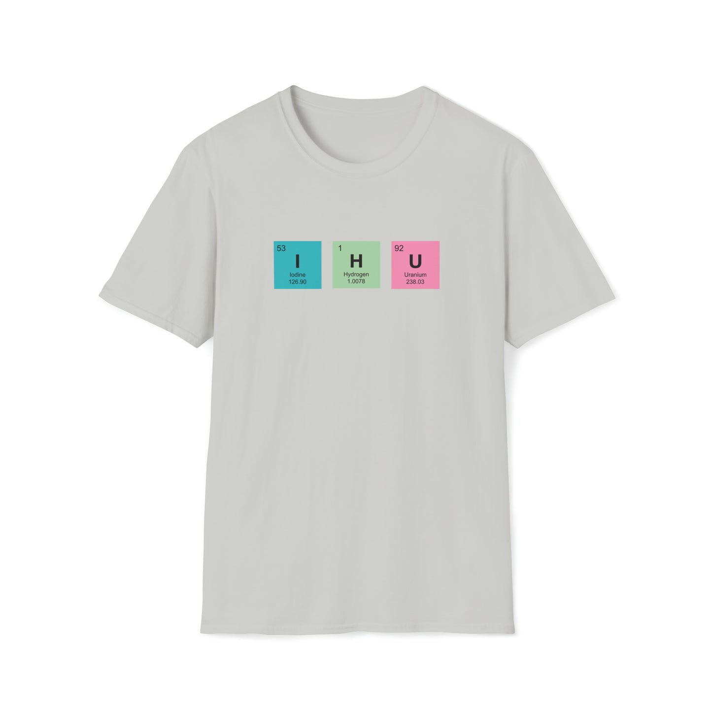 I Hate You Chemistry Adult Softstyle Tshirt