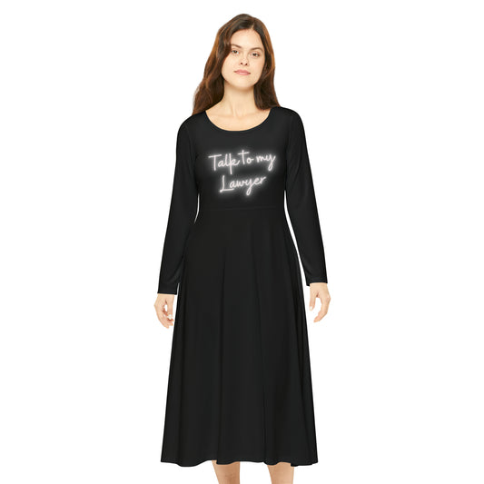 Talk To My Lawyer 'Handover' Women's Long Sleeve Lounge Dress