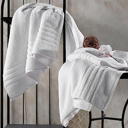 Washcloth Hammam Linen Set Premium Original Turkish Cotton, Four Pack