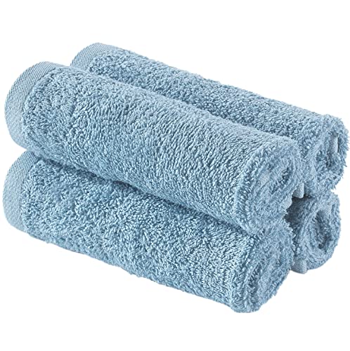 Washcloth Hammam Linen Set Premium Original Turkish Cotton, Four Pack