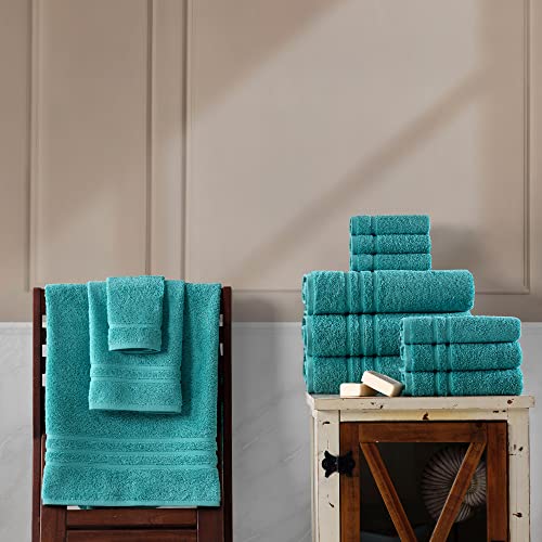 Washcloth Hammam Linen Set Premium Original Turkish Cotton, Four Pack