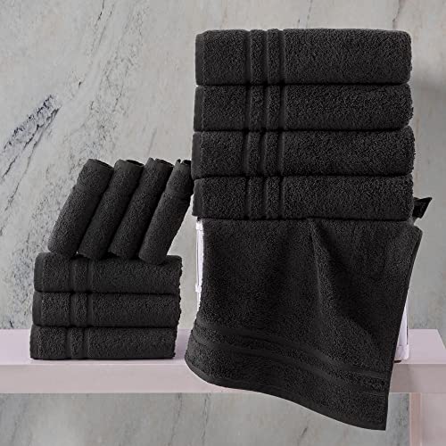 Washcloth Hammam Linen Set Premium Original Turkish Cotton, Four Pack