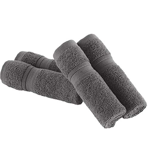 Washcloth Hammam Linen Set Premium Original Turkish Cotton, Four Pack