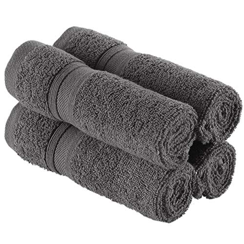 Washcloth Hammam Linen Set Premium Original Turkish Cotton, Four Pack