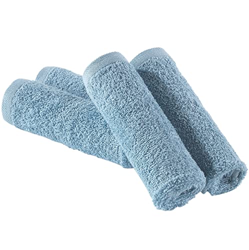 Washcloth Hammam Linen Set Premium Original Turkish Cotton, Four Pack