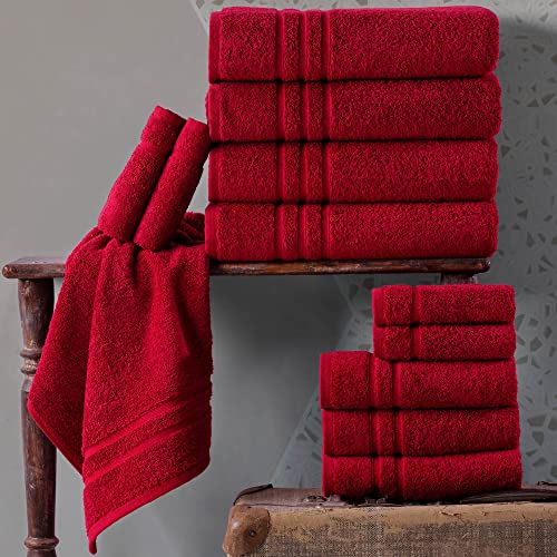 Washcloth Hammam Linen Set Premium Original Turkish Cotton, Four Pack