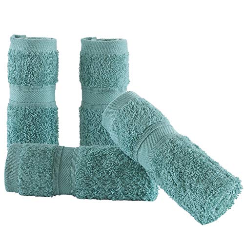 Washcloth Hammam Linen Set Premium Original Turkish Cotton, Four Pack