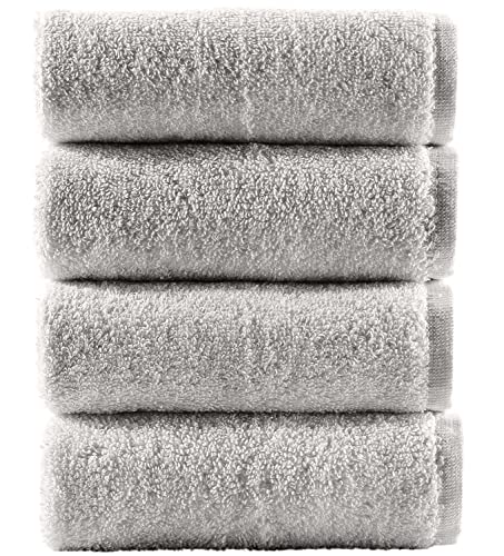 Washcloth Hammam Linen Set Premium Original Turkish Cotton, Four Pack