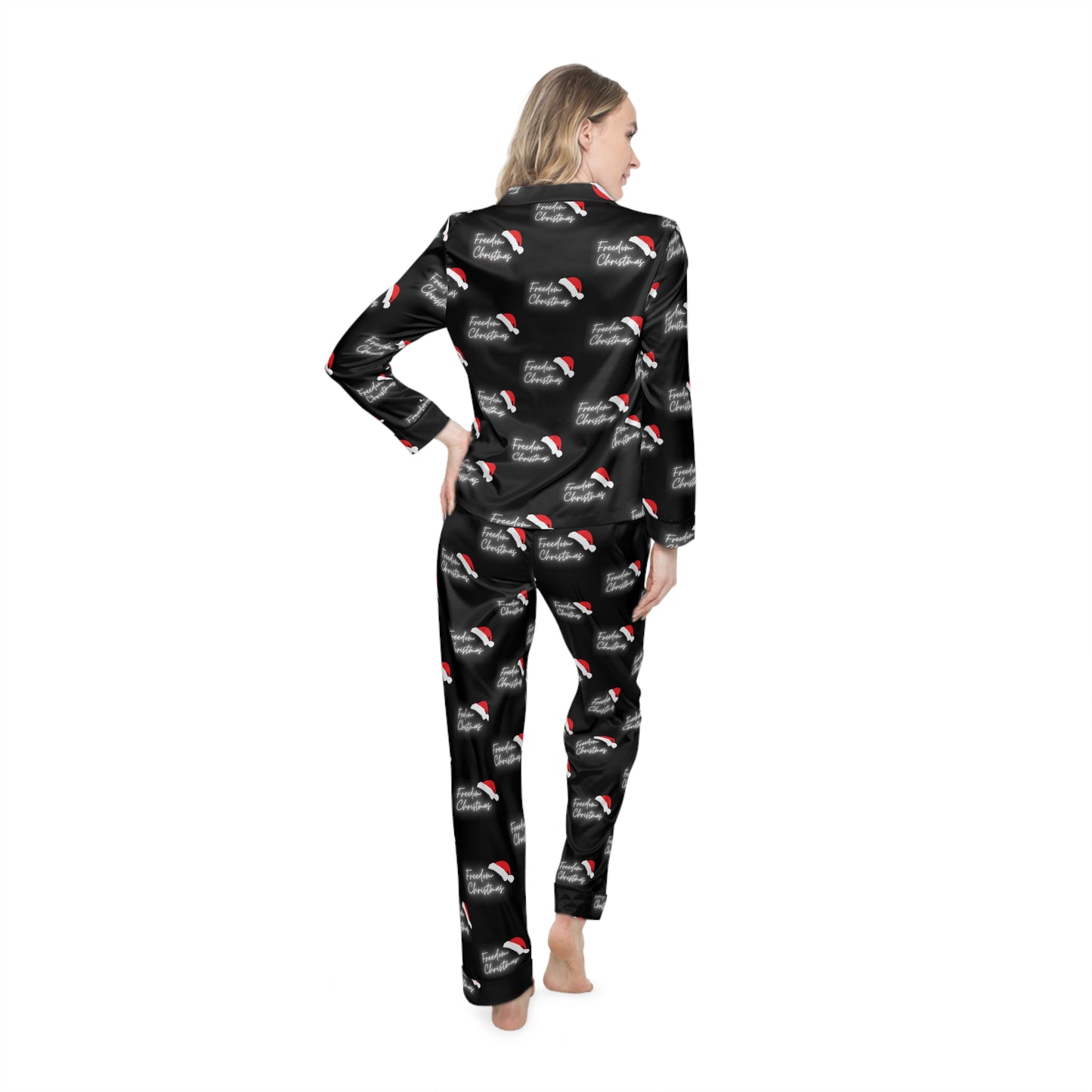 Christmas Freedom Women's Satin Pajamas