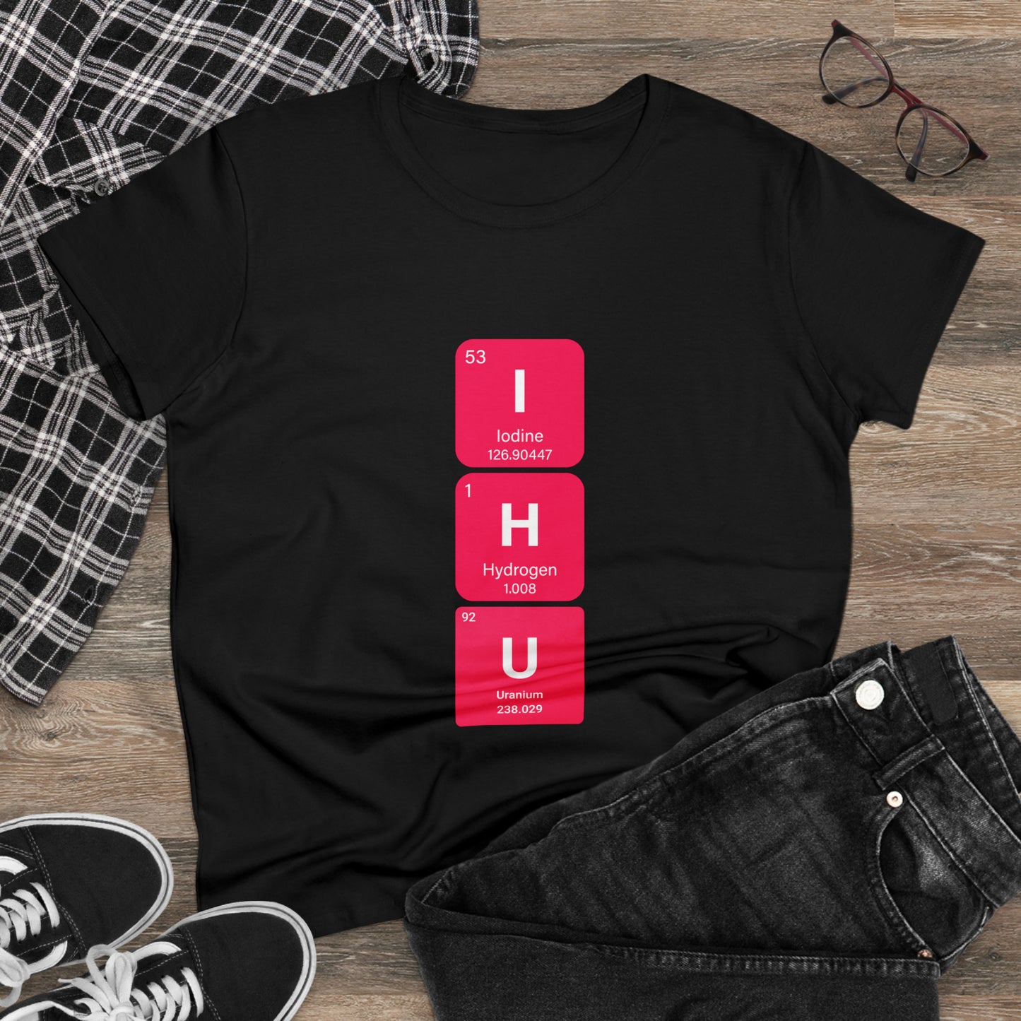 IHU Bold Chemistry Women's Midweight Cotton Tshirt