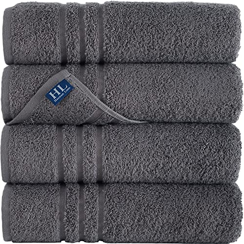 Washcloth Hammam Linen Set Premium Original Turkish Cotton, Four Pack