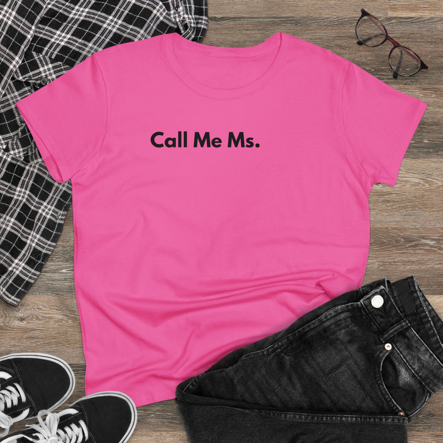 Divorce Party Call Me Ms. Women's Midweight Cotton Tshirt