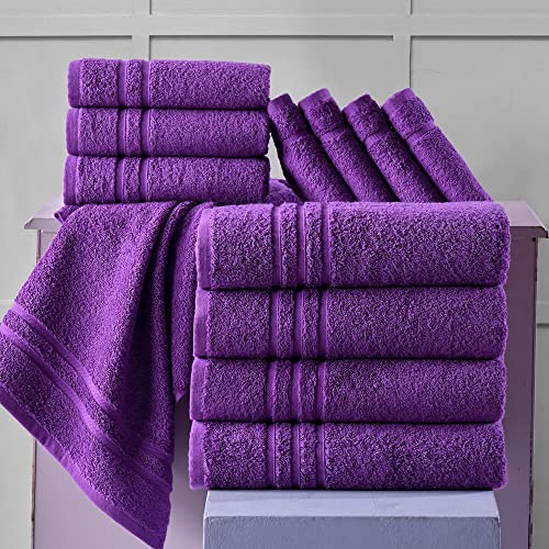 Washcloth Hammam Linen Set Premium Original Turkish Cotton, Four Pack