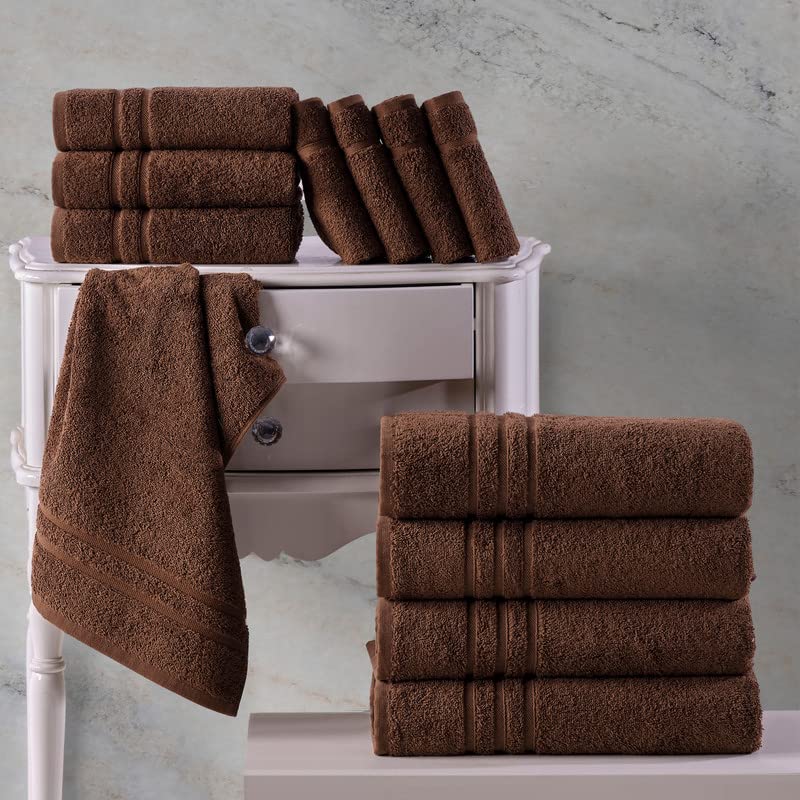 Washcloth Hammam Linen Set Premium Original Turkish Cotton, Four Pack