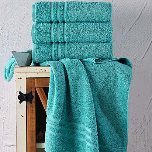 Washcloth Hammam Linen Set Premium Original Turkish Cotton, Four Pack