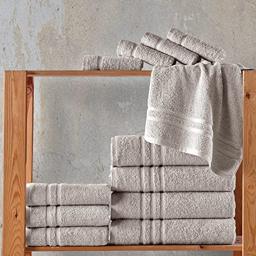 Washcloth Hammam Linen Set Premium Original Turkish Cotton, Four Pack