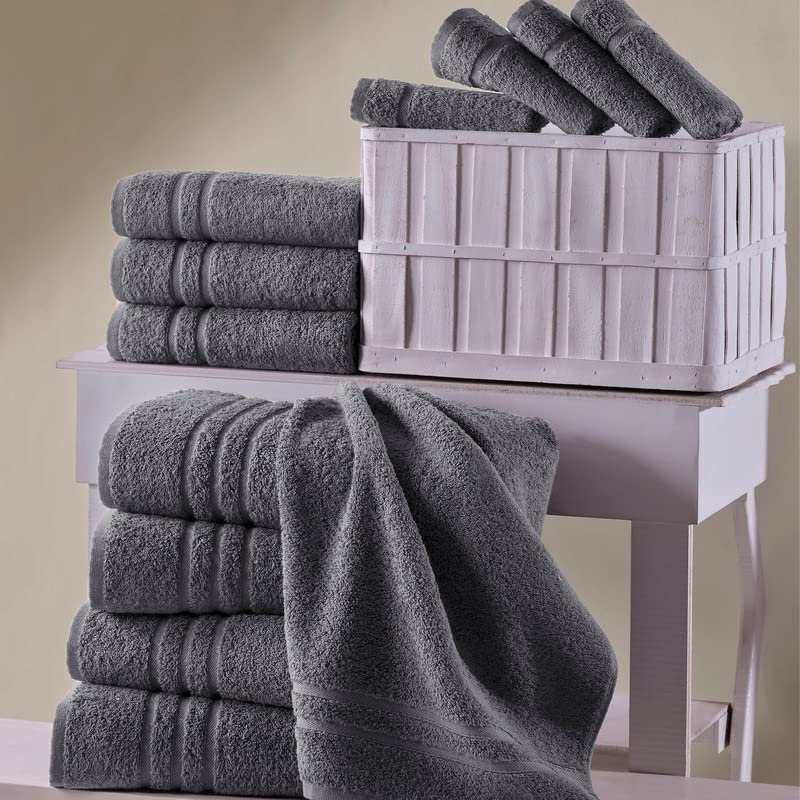 Washcloth Hammam Linen Set Premium Original Turkish Cotton, Four Pack