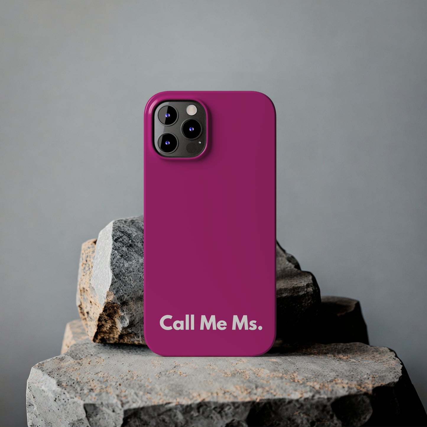 Call Me Ms. Slim iPhone Case