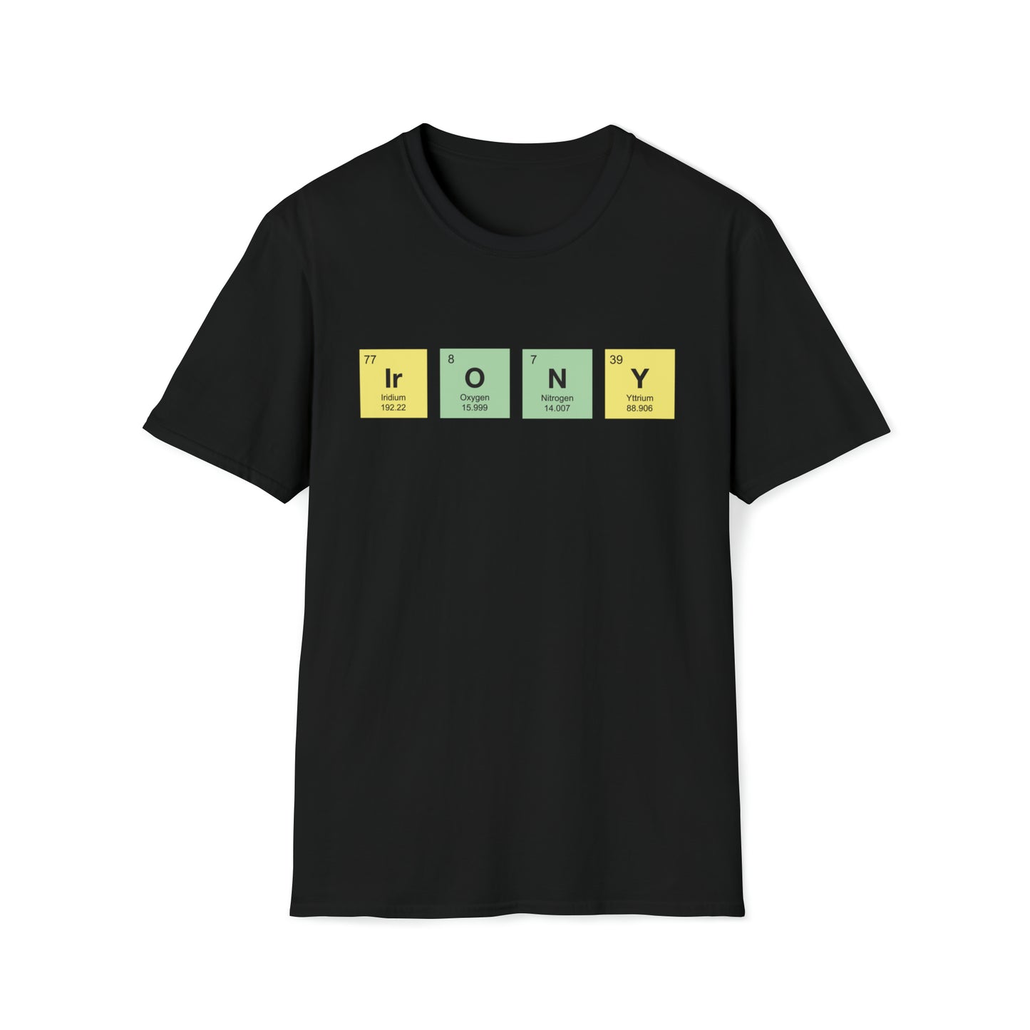 Irony Chemistry Adult Softstyle Tshirt