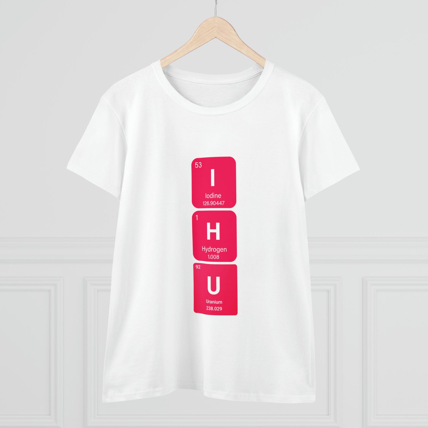 IHU Bold Chemistry Women's Midweight Cotton Tshirt